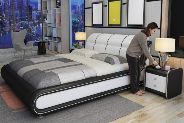 Double Beds Royal Bed Bedroom Luxury Italian Style Furniture 180x200cm