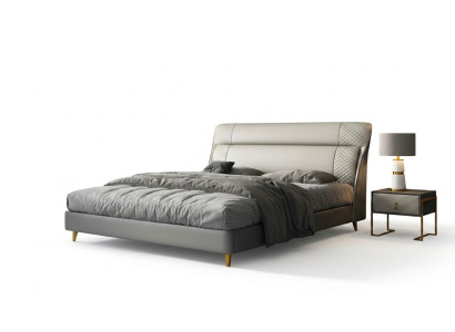 Design leather bed luxury upholstered beds double modern matrimonial 180x200 modern new