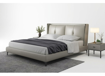 Bed Classic Upholstered Bed Luxury Double Bedroom Wood 180x200