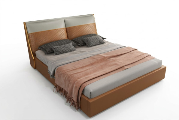 Designer bed bedroom beds textile leather hotel luxury upholstery velvet fabric