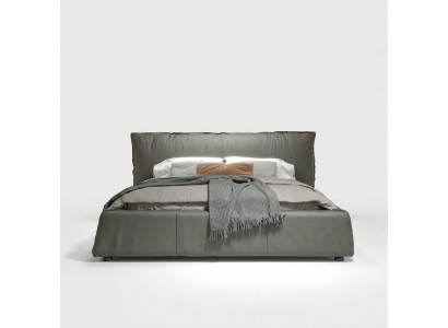 Design leather bed double marriage modern hotel luxury sleep bedroom beds