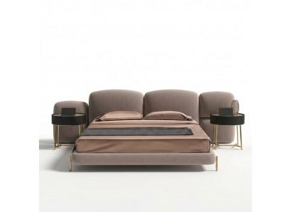 Upholstered bed bedroom beds 180x200 Italian design
