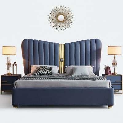 Bed pillow design luxury hotel beds 150/180cm sleep room double