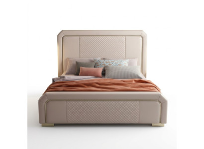 Designer double bed hotel luxury bedroom 180x200cm beds