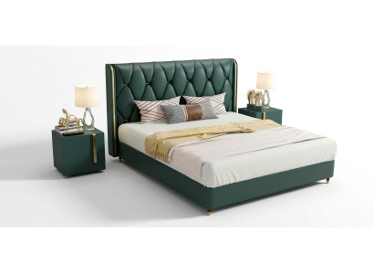 Bed Cushion Design Luxury Double Hotel Beds 180x200cm Leather