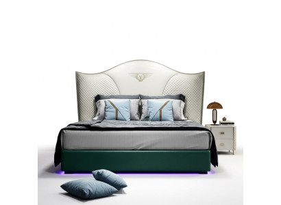 Classic Baroque Style Bed Double Beds Bedroom 180x200cm
