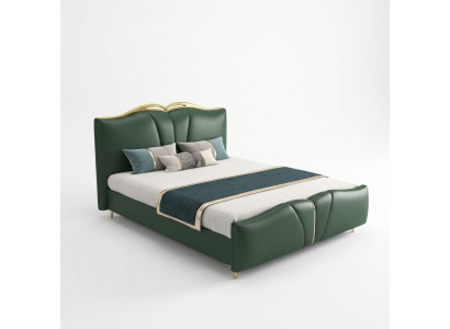 Designer bed bedroom beds textile leather hotel luxury upholstery