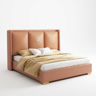 Bed Orange Bedroom Design Furniture Modern Luxury Beds Bed Frame