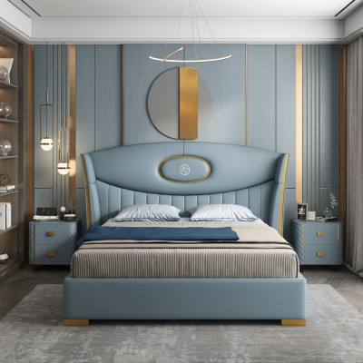 Italian designer furniture bed double bedroom 180x200cm new beds