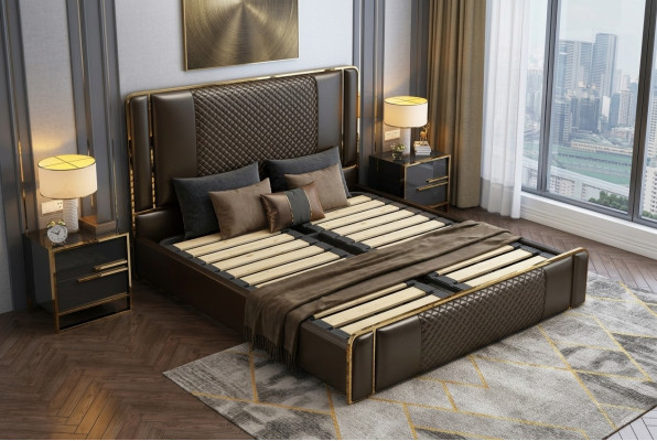 Bed bedroom design furniture modern luxury beds upholstered frame new