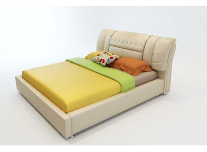Designer bed Chesterfield bed textiles leather hotel luxury upholstery velvet fabric1