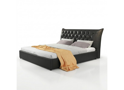 Designer double bed bed beds bedroom leather luxury hotel upholstery