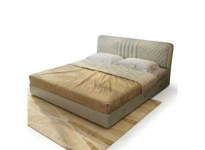 Fabric design bed double beds luxury marriage modern hotel frame sleep