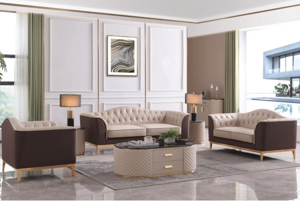 Complete set sofa suite 3+2+1 seater sofa design couch living landscape