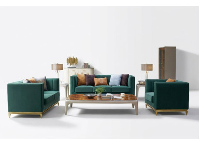 Sofa set 3+2+1 Relax Seat Set Design Sofas Upholstery Couches Leather