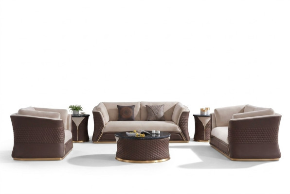 Sofa set 3+2+1 seater leather sofa couch decor living room suite