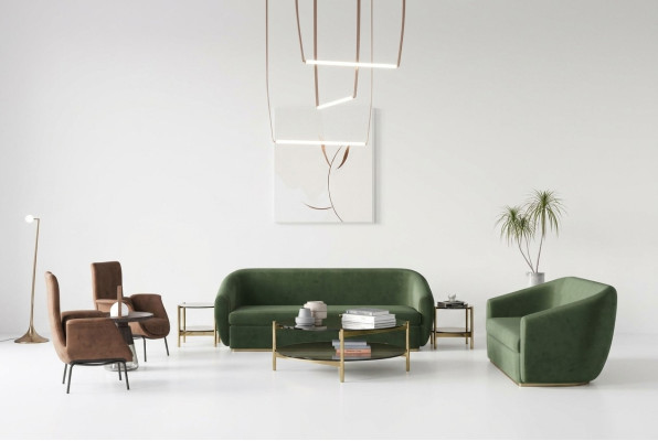 Sofa set 3+3 seater green sofa sets leather sofas couches upholstery