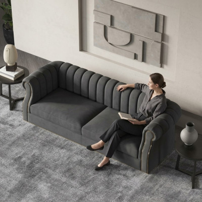 Designer sofa 3-seater modern couch sofas upholstery design sofa three-seater