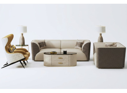 Set 3+2 Seater Coffee Table Side Table Living Room Sofa Couch 3-piece