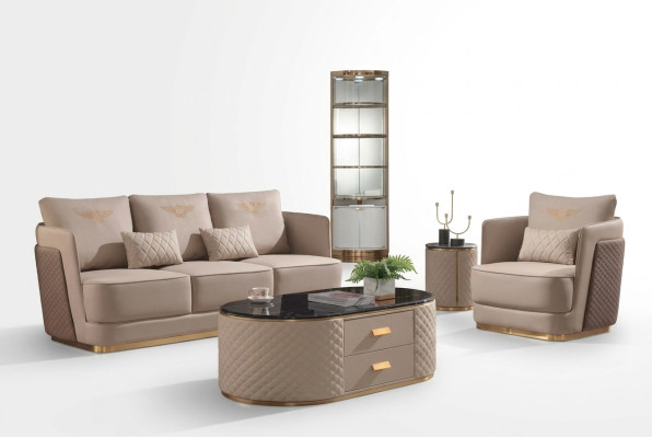 Sofa set 3+1-seater classic sets leather couches sofas upholstery