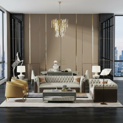 Sofa set 3+2 seaters set design sofa upholstered couches couch modern luxury