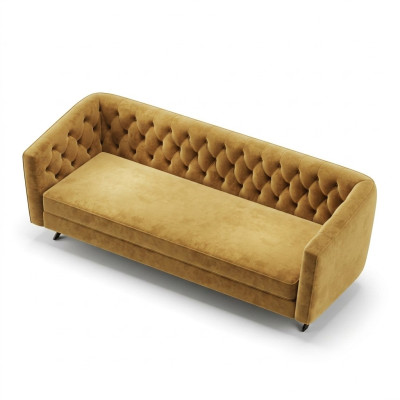 Italian style furniture 3-seater couch sofa upholstered fabric fabric sofa couches
