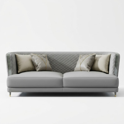 Three-seater couch upholstery design sofa seat decor sofas room furniture modern