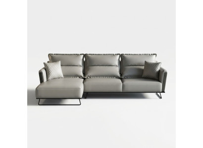 Designer leather sofa corner sofa upholstered corner couch seat L-shaped suite sofa