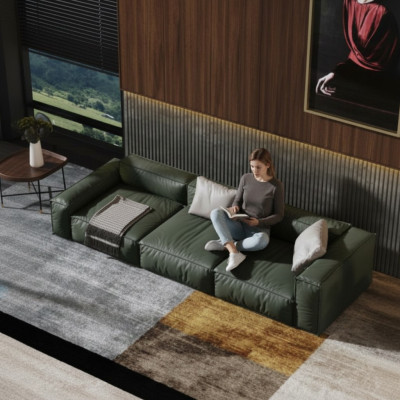 Sofa 4-seater big XXL couch sofas living room design four-seater