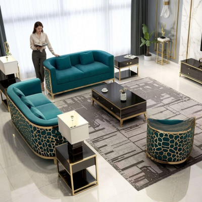 Sofa set Couch 321 seat fabric couches sofas luxury furniture upholstery