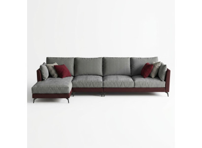Corner sectional L-shaped living area sofa upholstered suite fabric sofas furniture