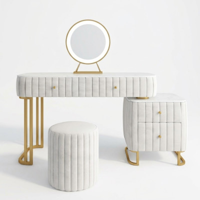 Designer console dressing table cosmetic table mirror decor dresser vanity