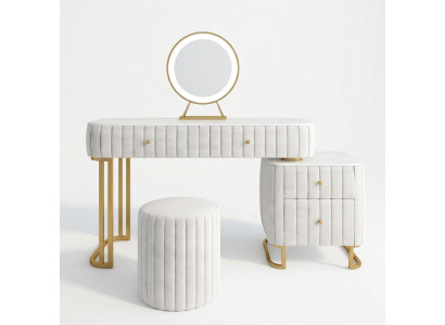 Designer console dressing table cosmetic table mirror decor dresser vanity