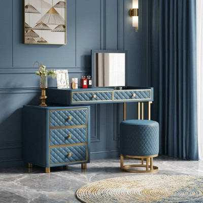 Console dressing table vanity table mirror dresser tables hairdresser 2-piece set.