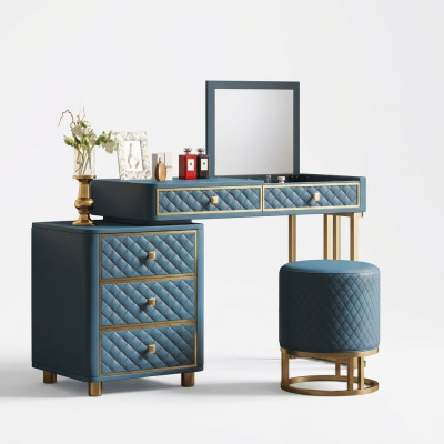 Console dressing table vanity table mirror dresser tables hairdresser 2-piece set.