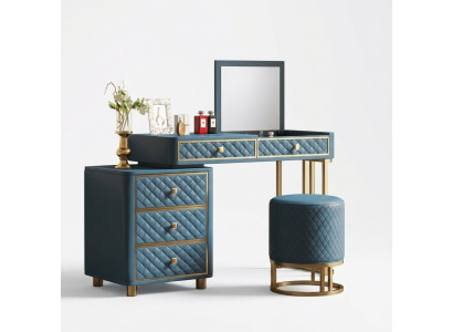 Console dressing table vanity table mirror dresser tables hairdresser 2-piece set.