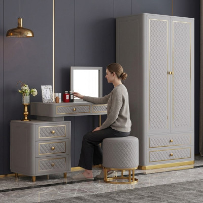 Makeup table chair luxury console dresser bedroom console table