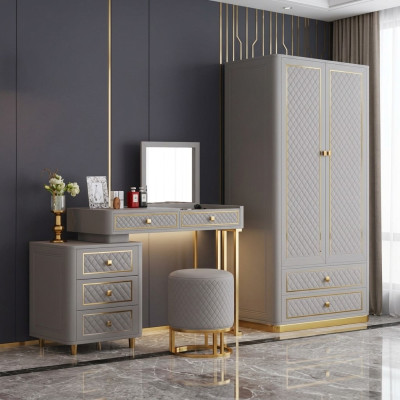 Makeup table chair luxury console dresser bedroom console table