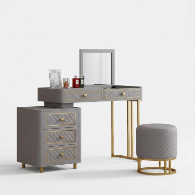 Makeup table chair luxury console dresser bedroom console table