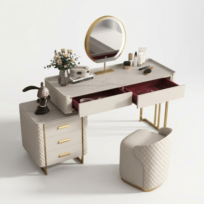 Makeup table chair, dressing table, console table, makeup dresser, cosmetics