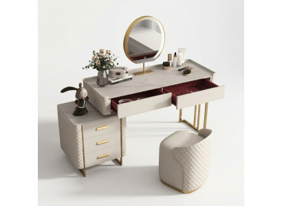 Makeup table chair, dressing table, console table, makeup dresser, cosmetics