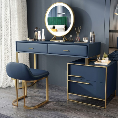 Dressing table mirror stool complete set dresser bedroom