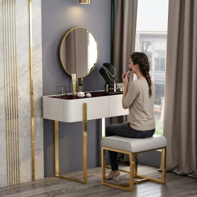 Dressing table makeup table cosmetic table chest of drawers with mirror consoles
