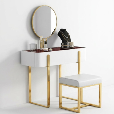 Dressing table makeup table cosmetic table chest of drawers with mirror consoles