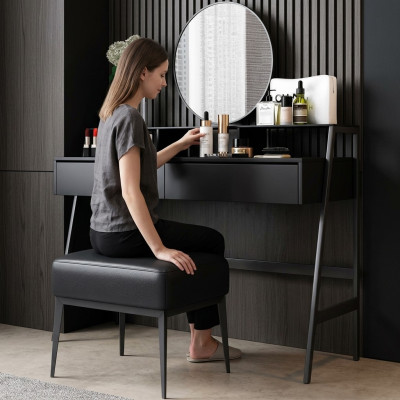 Designer console dressing table cosmetic table mirror dresser
