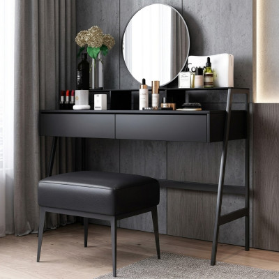 Designer console dressing table cosmetic table mirror dresser
