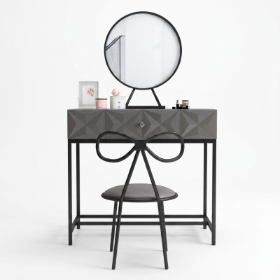 Table Classic Console Mirror Vanity Bedroom Stool Set Dresser