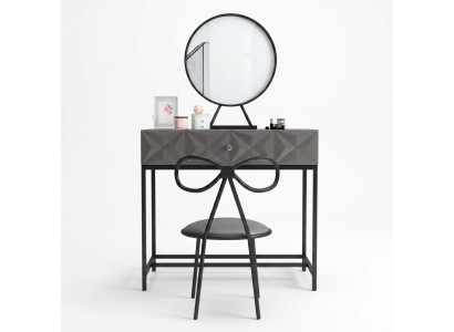 Table Classic Console Mirror Vanity Bedroom Stool Set Dresser