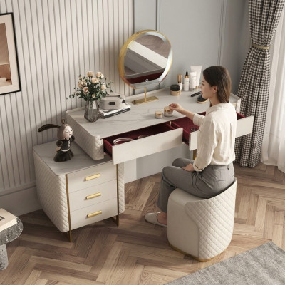 Dressing table wall mirror hairdresser dresser console tables bedroom