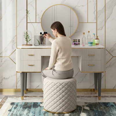 Console table vanity table desk console bedroom secretary chest of drawers